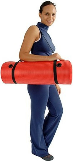 Mambo Max Exercise Mat Red (180x60x1.5cm)