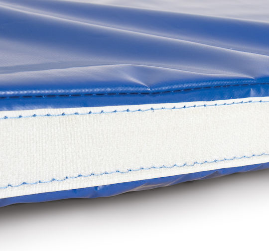 AMILA Fitnessmatte für Kunstturnen Blau (200x100x4cm)