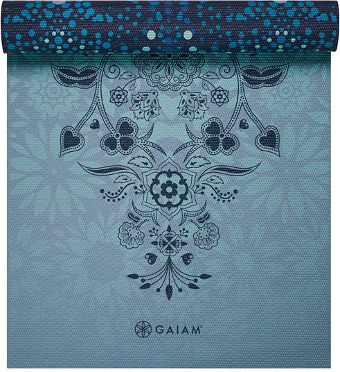 Gaiam Reversible Mystic Sky Yoga Mat Exercise Mat Blue (173x61x0.6cm)