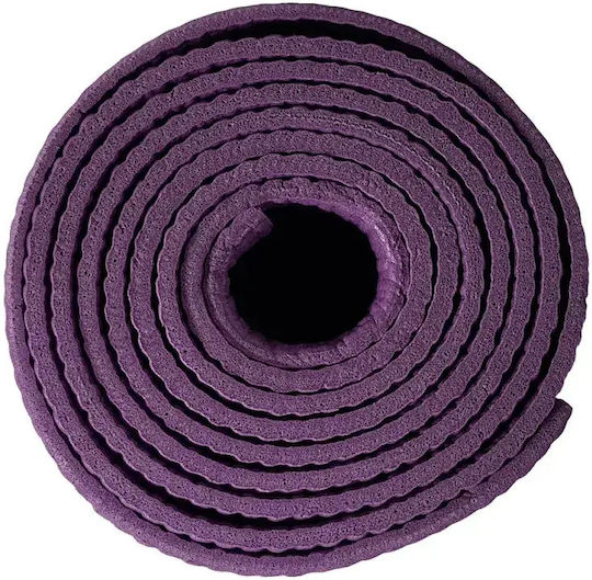 Tunturi Στρώμα Γυμναστικής Yoga Μωβ (182x61x0.4cm)