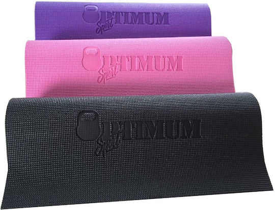 Optimum Yoga Mat 0,6cm Στρώμα Γυμναστικής Yoga Πράσινο (173x61x0.6cm)