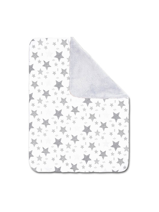 Kidizi Cotton Grey Nursery Swaddling Baby Blanket 100x78cm