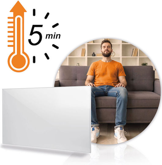 Berdsen Infrarot-Heizpaneele Wand 960W Weiß 120x80cm