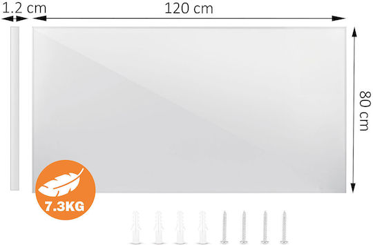 Berdsen Infrarot-Heizpaneele Wand 960W Weiß 120x80cm