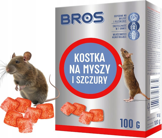 Bros Ποντικοφάρμακο σε Κύβους 0.1kg