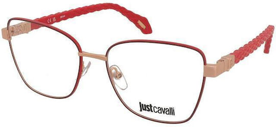 Just Cavalli Vjc166 02am Brillengestelle mit Rezept Farbe Gold