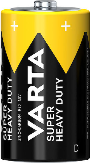 Varta Baterii De Zinc D 1.5V 2 Bucăți