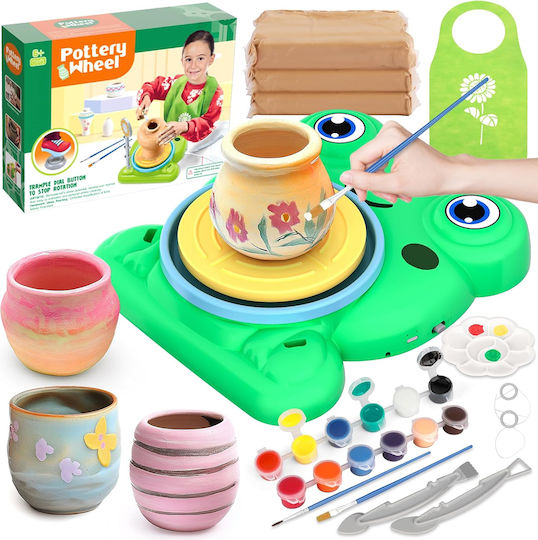 Argilă modelatoare pentru copii set verde