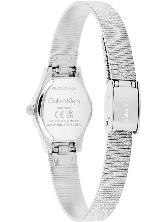 Calvin Klein Contemporary Ceas Dama Baterie Cu Brățară Din Metal Calvin Klein Contemporary Ceas Dama Baterie Cu Brățară Din Metal