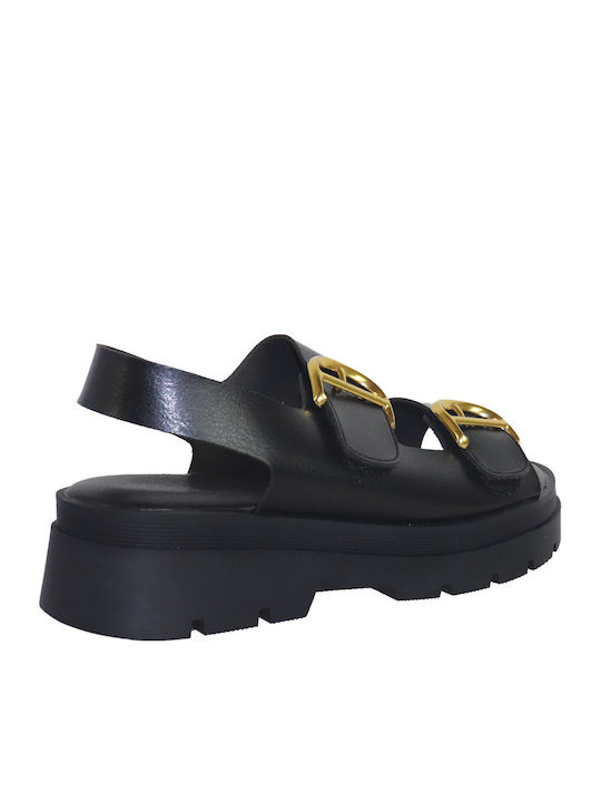 Дамски Сандали Flatforms Черни
