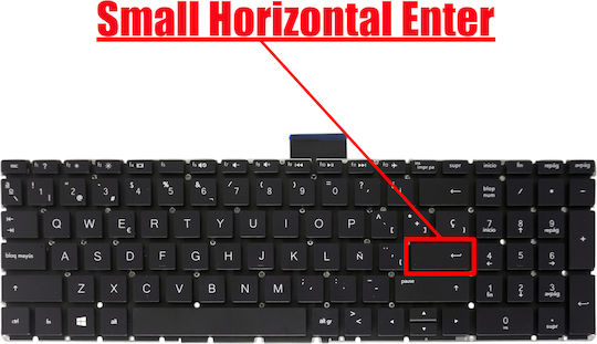 Spanish Laptop Keyboard For Hp 15-bs 15-ab 15-ab000 15-ab100 15-ab200 15-bs000 15-bw000 919794-041 929906-041 925008-051 929906-001 Es No Frame Black Code 40478esnofr
