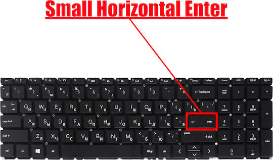 Russian Laptop Keyboard Hp 15-da 15-db 250 G7 255 G7 15-cx 15-da0079nr 15-da0014dx L13318-bg1 L14606-151 L23074-001 Ru No Frame Black Code 40549runofr