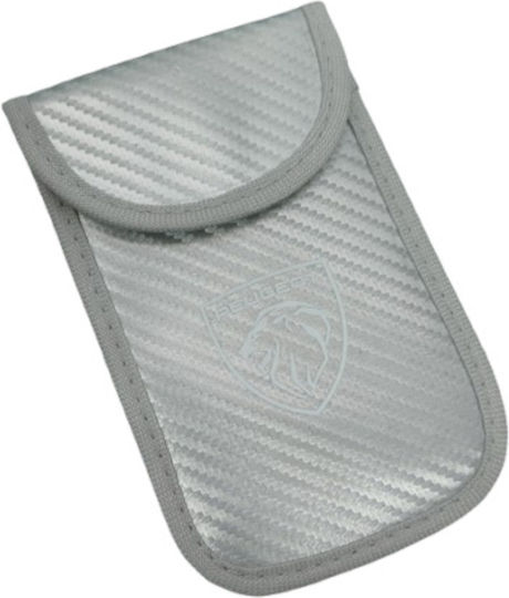 Autoschlüssel Schutzhülle – Schutz Hülle Für Rfid Peugeot Silber Autoschlüssel Innenraum Kriko 14,5cmx10cm 10181-k