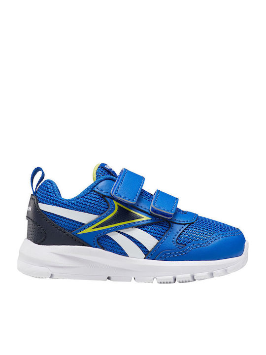 Almotio 5.0 Kids Sports Shoes Running with Hoop & Loop Closure Blue