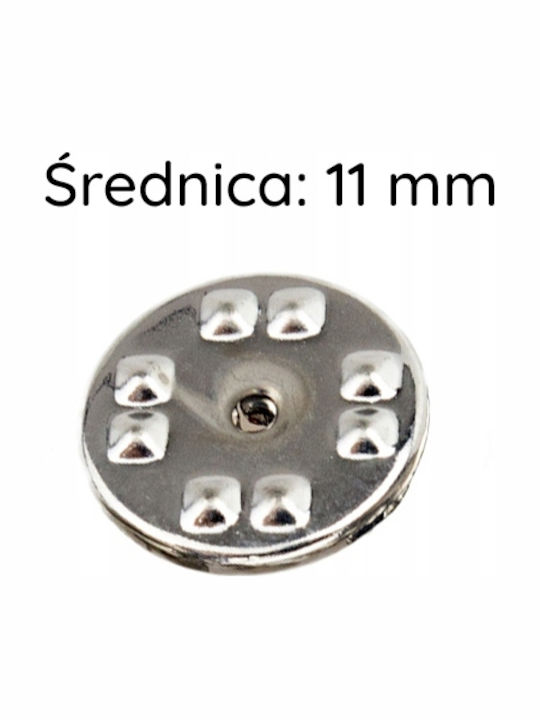 Pinets Set Broschen aus Silber Weiße 5 Stück