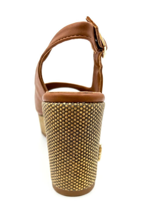 Alyssa Platforme Dama De Vară Pentru Femei În Stil Espadrile Tabac Maro