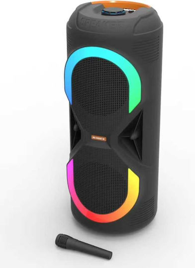 Karaoke Speaker with Wireless Microphone and Lighting Effects MS-2085BT-W 720851 Black