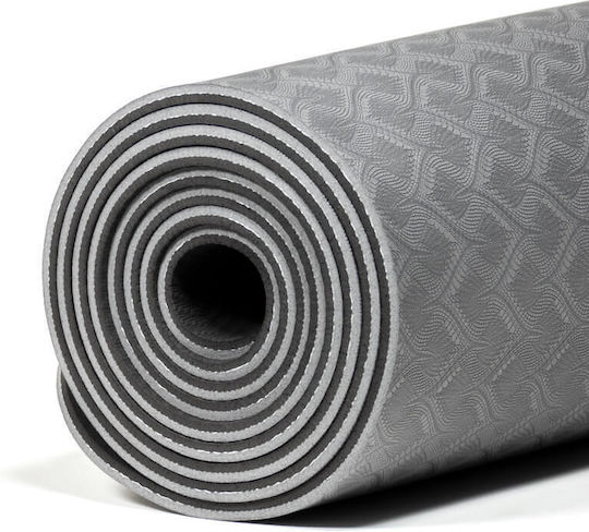 Yogi & Yogini Στρώμα Γυμναστικής Yoga Γκρι (183x61cm)