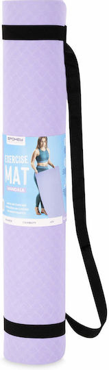Spokey Trainingsmatte Yoga Lila (183x61x0,4cm)