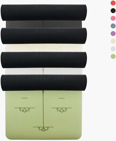 Myga Myga Trainingsmatte Yoga Grüne (195x68cm)