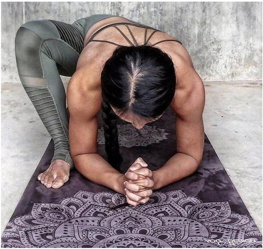 Yoga Design Lab Yoga Trainingsmatte Schwarz 178x61cm