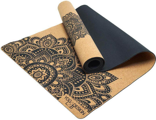 Yoga Design Lab Матрак За Фитнес Yoga Черен (178x61см)
