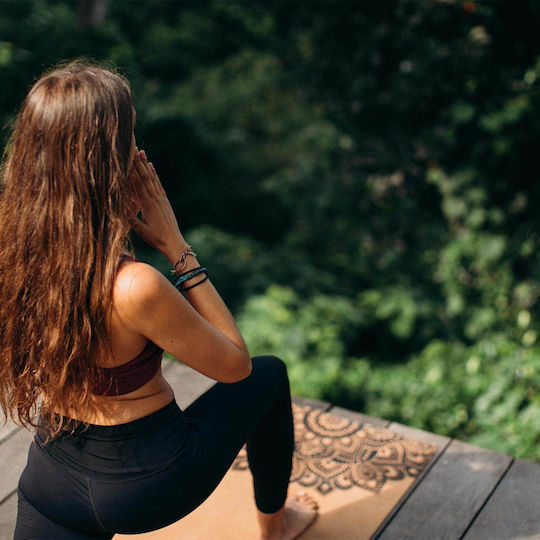 Yoga Design Lab Матрак За Фитнес Yoga Черен (178x61см)