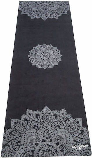Yoga Design Lab Yoga Trainingsmatte Schwarz 178x61x0.15cm