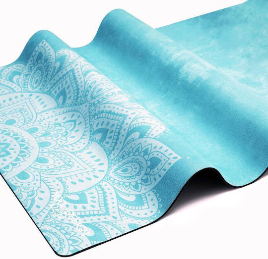 Yoga Design Lab Στρώμα Γυμναστικής Yoga Τιρκουάζ (178x61cm)