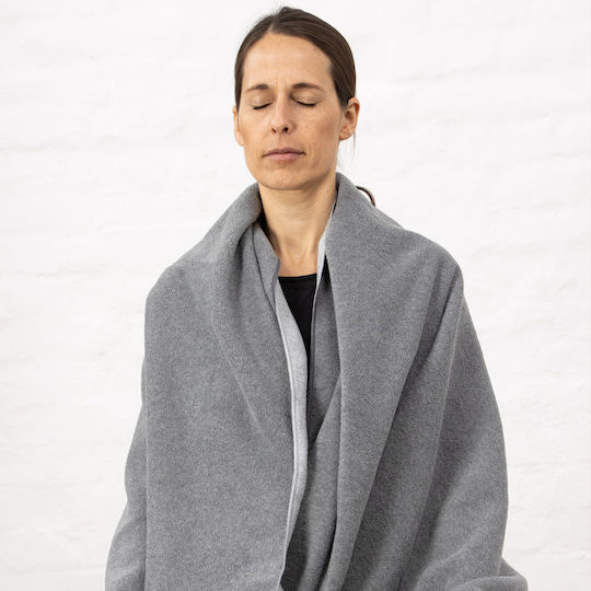 Myga Pătură De Yoga Din Fleece Stone