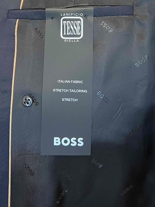 Men's Suit with Slim Fit Dark Blue