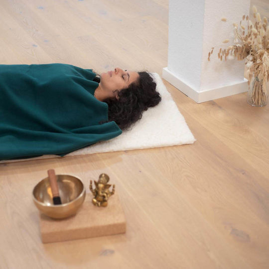 Bodhi Asana Yoga-Decke Marineblau