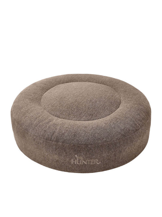 Hunter Hundebett Rund Orthopädisch Grau