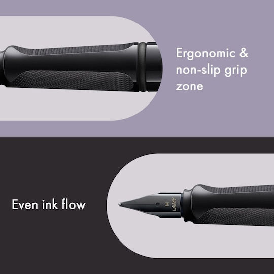 Lamy Safari Πένα Γραφής Medium Μπλε από Πλαστικό με Μπλε Μελάνι