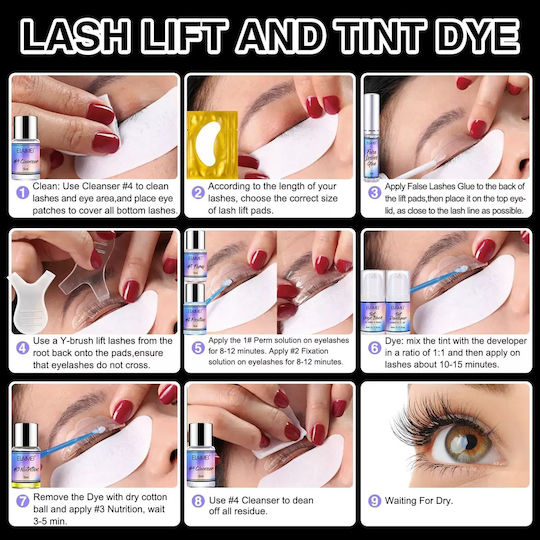 Lash Brow Lift Eyelash Perming Kit Hn-158 Elaimei