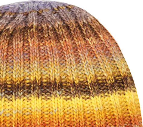 Unisex Beanie Strickmütze in Gelber Farbe