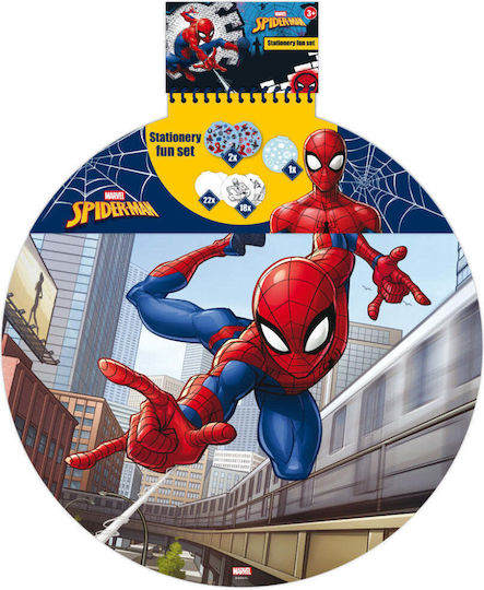 Блок За Рисуване Кръгъл Ф36 См 40 Листа Spiderman Стикери