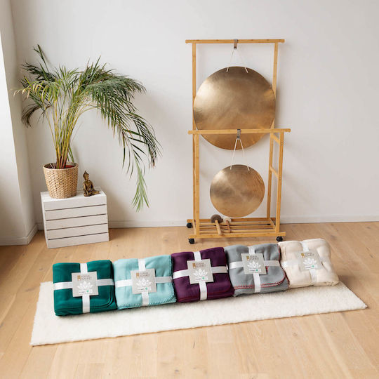 Bodhi Asana Yoga Blanket Gray