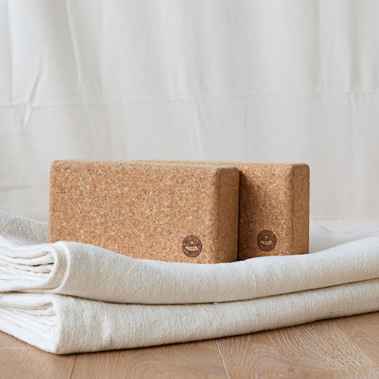 Bodhi Shavasana Cotton Yoga Blanket Ecru