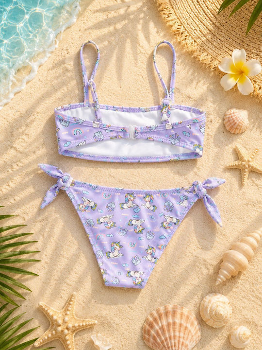 Esthisis Kinder Badebekleidung Bikini Flieder