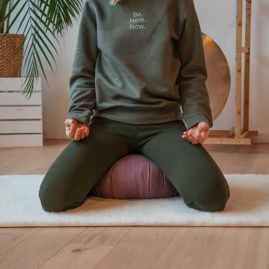 Bodhi Zafu Eco Meditation Cushion Burgundy