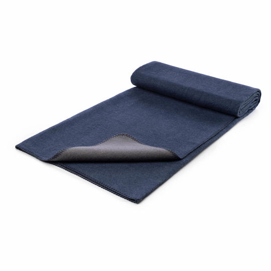 Kurma Yoga Blanket Navy Blue