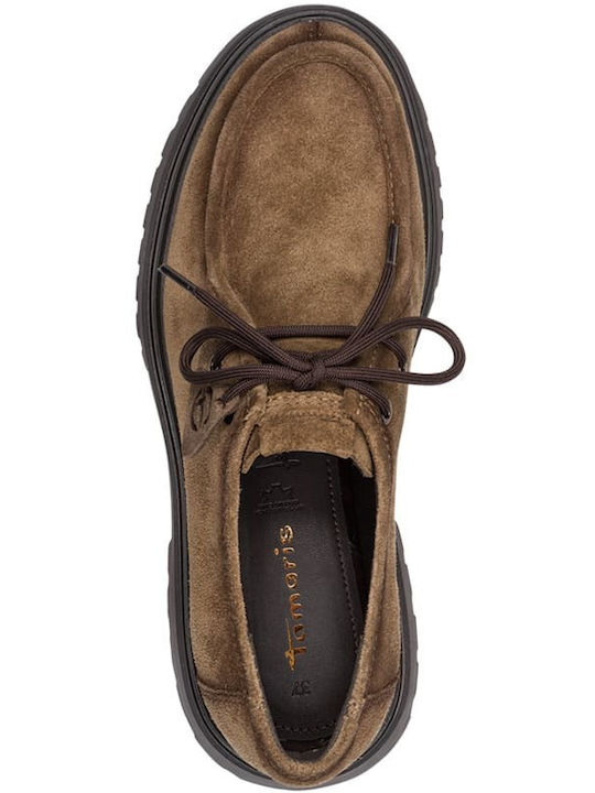 Loafers Mocasini Dama Din Piele Maro