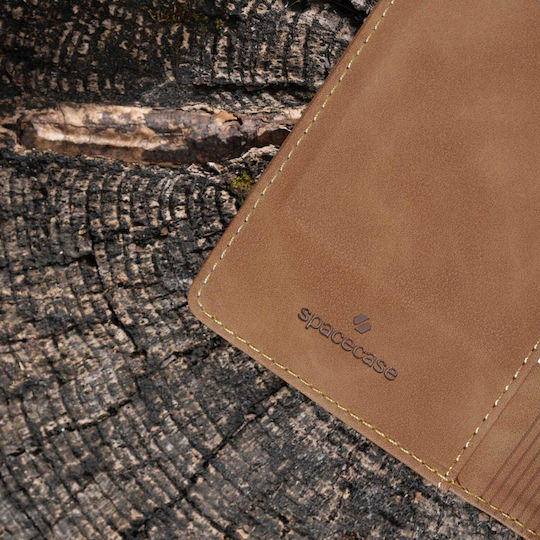 Spacecase Wallet Δερμάτινο / Σιλικόνης Καφέ (Xiaomi 17T Pro)