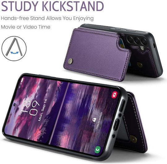 Caseme Wallet din piele / piele artificială violet (Galaxy A37Nokia C22)