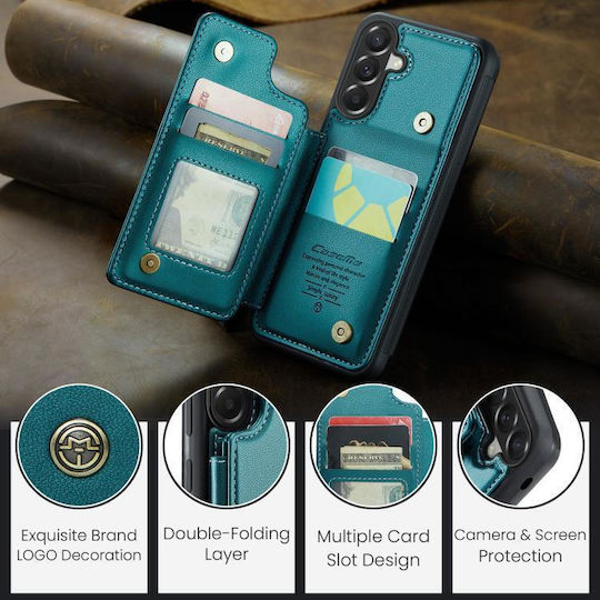 Caseme Wallet Leder / Synthetisches Leder Grün (Galaxy A37Nokia C22)