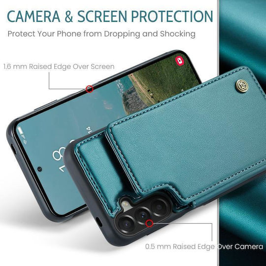 Caseme Wallet Leder / Synthetisches Leder Grün (Galaxy A37Nokia C22)