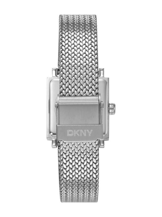 DKNY Ρολόι Μπαταρίας με Μεταλλικό Μπρασελέ