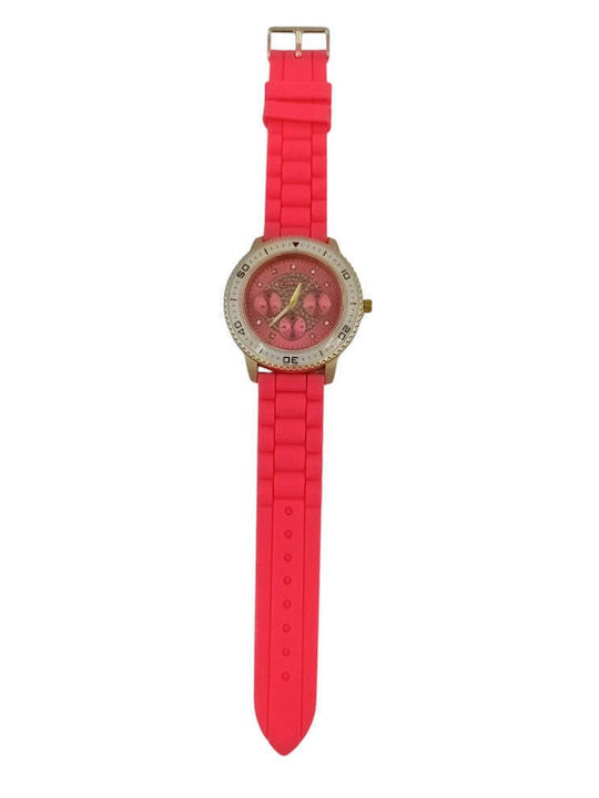 Damenuhren 40mm Batterie mit Gummi Armband