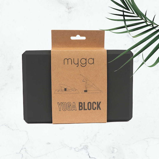 Myga Bloc De Yoga Din Spumă Negru